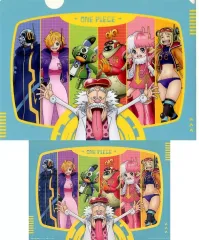 【中古】クリアファイル Dr.ベガパンク＆猫(サテライト) A4クリアファイル＆ステッカーセット 「一番くじ ワンピース 未来島エッグヘッド」 K賞