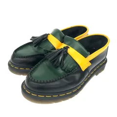 Dr.Martens ドクターマーチン ローファー 表記サイズ:UK3 ADRIAN    ブラック/グリーン レディース / 241011010770
