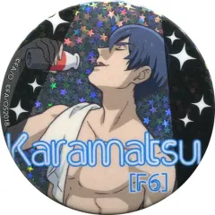 【中古】バッジ・ピンズ(キャラクター) カラ松(F6)/ホログラム仕様 「おそ松さん on STAGE ～SIX MEN’S SHOW TIME 2～ トレーディング缶バッジ ANIME ver.」