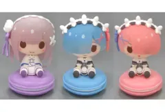 【中古】トレーディングフィギュア 全3種セット 「一番くじ Re：ゼロから始める異世界生活-あま～い春がきた!どれから食べる?-」 D賞 ちょこのっこフィギュア