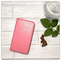 スマホケース iPhoneケース 手帳型 手帳ケース Androidケース 多機種対応 全機種対応 ベルトなし マグネットなし ピンク ぴんく おしゃれ 両利き対応