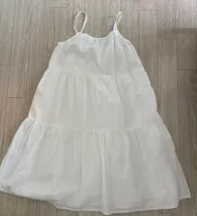 UNIQLO(ユニクロ) ガールズ シアサッカー キャミソール ワンピース 160 サイズ 出品