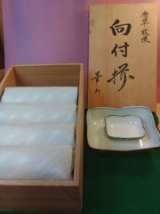 未使用 深川製磁 青磁 角和皿揃 5枚組 和皿 - メルカリ