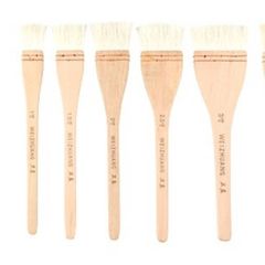 5本セット　良質刷毛　岩絵の具　ドーサ　膠　墨　面相筆　851
