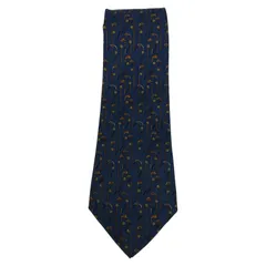 Salvatore Ferragamo サルヴァトーレフェラガモ 総柄ネクタイ/ブルー