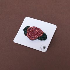 亀結びのバレッタ