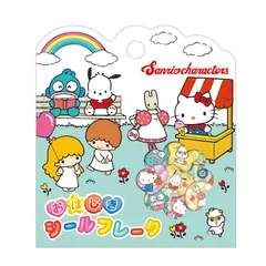 クラックス サンリオキャラクターズ おはじきシールフレーク シール デコ デコレーション 目印 267188 