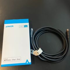 Anker PowerLine III Flow USB-C & ライトニング ケーブル 1.8m　ミッドナイトブラック　A8663011