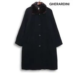 ✨極美品✨ ゲラルディーニ ナイロン ロングコート ベルト付き サイズ40 GOLDJAPAN 大きいサイズレディース コート アウター ベルト付き