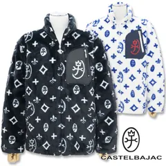 カステルバジャック ファー プリント ブルゾン モノグラム CASTELBAJAC 7213412114 白 01 黒 99 50 LL 新作 家紋 中綿のサムネイル