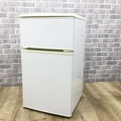 ユーイング 冷蔵庫 2ドア 90L 右開き UR-D90H 2015年製 【中古】