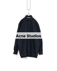 Acne Studios　アクネストゥディオス　コットン・ポリ　ビックシルエットシャツFN-MN-SHIR000292 BB0319-