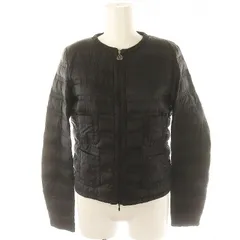 モンクレール ノーカラーライトダウンジャケット クリーニング済み MONCLER モンクレール ノーカラー ショート ダウンジャケット