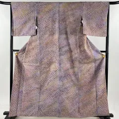 漢方染め 縞に粋な絞り染め 正絹 AK-5585 漢方染め 縞に粋な絞り染め 正絹 AK-5585
