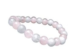 森脩焼（しんしゅうやき） 6粒入 ほっとブレス L ローズクォーツ(箱違