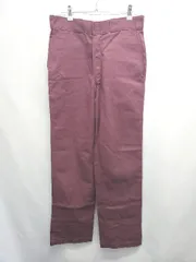 ◇ Θ Dickies ディッキーズ ワーク パンツ サイズ31 ワインレッド系 メンズ E  【1507160001285】