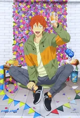 【中古】タペストリー 御子柴百太郎 Link up Smile! Birthday タペストリー 「Free!」