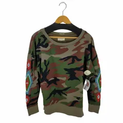 デニムアンドサプライ ラルフローレン DENIM & SUPPLY RALPH LAUREN カモ柄 スウェット 袖ビーズ加工 レディース JPN：M のサムネイル