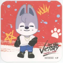 【中古】コースター バンチャン オリジナル紙コースター Wolf Chan 「STRAY KIDS×SKZOO CAFE ’THE VICTORY’ IN JAPAN」 ドリンク注文特典