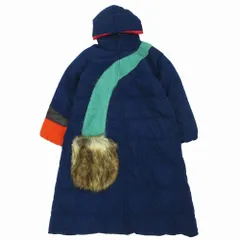 TSUMORI CHISATO ツモリチサト ロングダウンコート ジップアップ ブルー TC68-FA003 サイズM レディース 【中古】のサムネイル