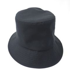 Ft1285151 クリスチャンディオール ハット 帽子 バケットハット TEDDY-D ボブハット 無地/トロッター ブラック #59 レディース Christian Dior 中古