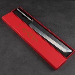 骨切り包丁 鱧切り包丁 尺一（刃渡り330mm）普通表面仕上げ 本刃付け 八角柄（購入時選択可能）刺身包丁 柳刃包丁