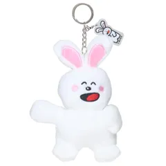 たべっ子どうぶつ マスコット ぬいぐるみKR キーホルダー うさぎ アクリルパーツ ギンビス エスケイジャパン プレゼント キャラクター グッズ 