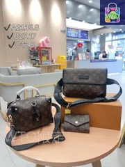 [本日特価] TOP New 2025 高品質3点セット - Lv ブラックボックスバッグ + ウエストバッグ + 財布 本日限定特別割引！[本日特価|新品未使用品]