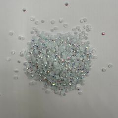 ミルキーストーン　ラインストーン　デコストーン 　ホワイト