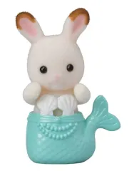 【中古】おもちゃ 1.ショコラウサギの赤ちゃん(マーメイドコスチューム) 「シルバニアファミリー 赤ちゃんなりきりシリーズ」