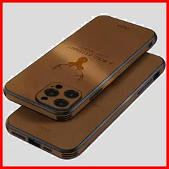 JOOBOY iPhone13 pro max ケース 耐衝撃 薄型 レンズ保護 コンパクト PC素材 背面 高級なPUレザー ハードカバー マット加工 指紋防止 カメラ保護 携帯カバー アイフォン13 pro Max カバー (iPhone13 Pro Ma