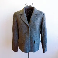 美品⭐️ ポールバネット PAUL BANNET テーラードジャケット 大きめ ツイードジャケット ウール混 ヴィンテージ レトロ フォーマル カジュアル オフィス  秋冬コーデ 上品 クラシカル ゆったり