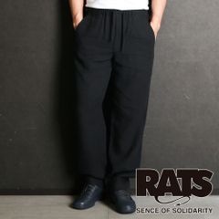 【RATS/ラッツ】LINEN EASY PANTS - BLACK / リネン イージーパンツ / 25'RP-0410【メンズ】【送料無料】