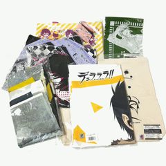 デュラララ!!×2グッズセット 折原臨也 平和島静雄 バンダナ トートバッグ のれんほか 2015年 まとめ売り アニメグッズ 一番くじ アニくじ カーテン魂 アニメイト限定特典のサムネイル
