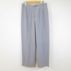 #a レリアン Leilian パンツ スラックス 11 グレー系 無地 ウール 日本製 957245 k01
