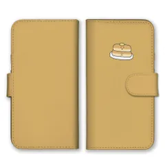 Galaxy S23 SC-51D SCG19 ケース 手帳型 ギャラクシーS23 スマホケース 携帯ケース ホットケーキ パンケーキ スイーツ デザート 可愛い シュール 面白 パステル パステルカラー カラー03