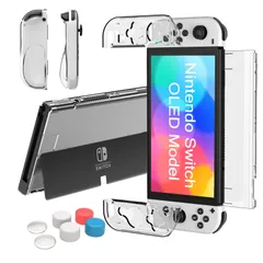 【数量限定】Switch oled カバー Switch 有機ELモデル カバー 分体式設計 Teyomi 着脱簡単 ドック対応 全面保護 PC材質 薄型 軽量 透明 超耐衝撃 指紋防止 傷防止