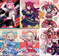 【中古】クリアファイル 全6種セット オリジナルA5クリアファイル 「バーチャルYouTuber ホロライブEnglish×ファミリーマート」 対象グミ購入特典