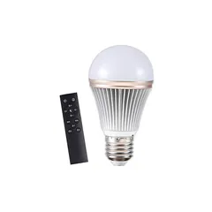 LED電球 E26口金 12Ｗ リモコン付き ledライト 電球100W相当 電球色 昼光色 調光調色 タイマー付き 常夜灯 明るさメモリ機能 (リモコン+電球１個)