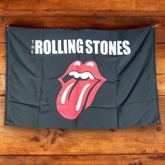 タペストリーローリングストーンズ ROLLING STONES バンド 新品 アクセサリー 小物 メンズ レディス ハンカチ 総柄 ペイズリー クレジット USA EU paris 象 古着 ビンテージ 70s ~ 80s 90s 00s ヴィンテージ 他 