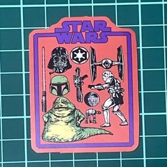 ST330 ステッカー シール スターウォーズ ダースベイダー 映画 スマホ