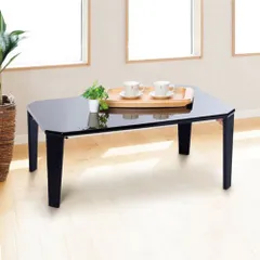 AFC1009966 鏡面 折りたたみテーブル 幅90 テーブル 折りたたみ 折脚 ポリウレタン塗装 センターテーブル リビングテーブル 完成品 高級感 おしゃれ 白 黒 ホワイト ブラック 送料無料 組立不要 反射