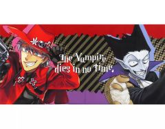 【中古】タオル・手ぬぐい ロナルド＆ドラルク＆ジョン ハイブリッドフェイスタオル 「吸血鬼すぐ死ぬ」