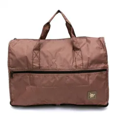 リラックマ 折りたたみボストンバッグ（M) ブラウン