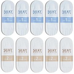 SILKY ROLLS 付けまつ毛カールセットクリーム 5袋セット (STEP1/STEP2)