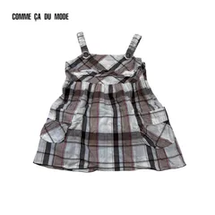 619◯ COMME CA DU MODE ビスチェ　110A チェック