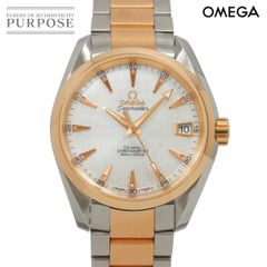 オメガ OMEGA シーマスター アクアテラ コンビ 231 20 39 21 55 001 メンズ 腕時計 11P ダイヤ デイト K18PG Seamaster 90284295