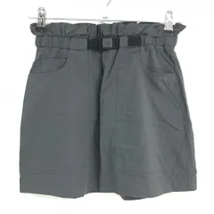 【超美品】アディダス スカート グレー 地模様 ストレッチ 薄手 インナーパンツ付き レディース S ゴルフウェア adidas