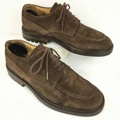 イタリア製 Vintageモデル　GAP　スウェード本革Uチップシューズ　焦げ茶/ダークブラウン　サイズ7.5D/25.0-25.5程度/men's 管NO.ZA-421