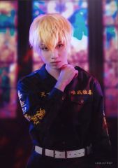 [중고]생 사진(남성) 우에다 케이스케(마츠노 치유키)/상반신·캐릭터 샷/무대[도쿄 리벤저스]-성야 결전편- 개인 브로마이드